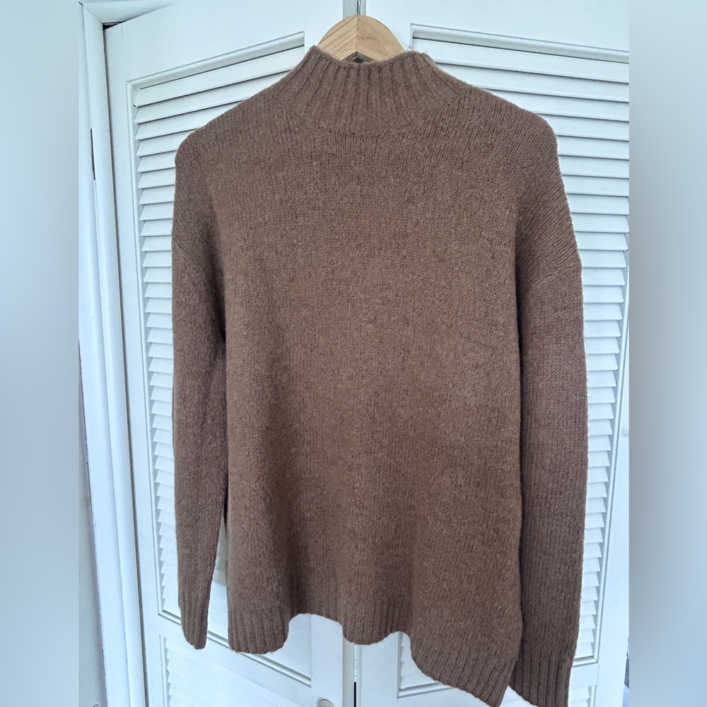 Cozy Brown Knit Sweater